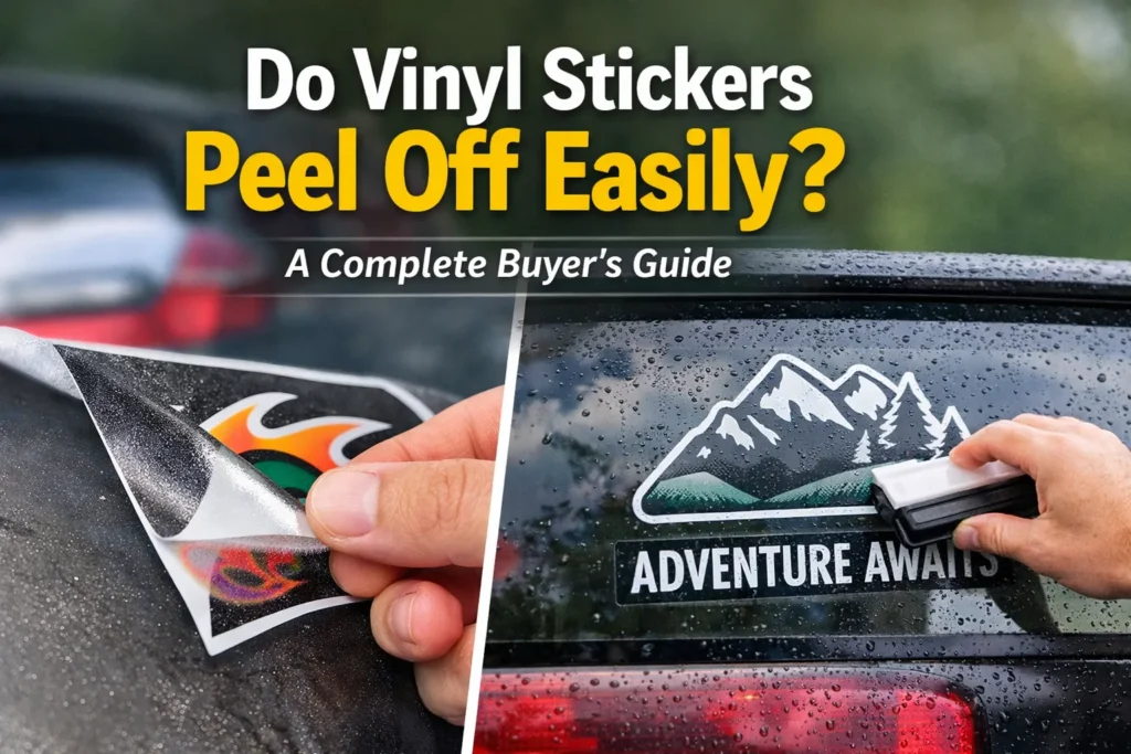 Do Vinyl Stickers Peel Off Easily