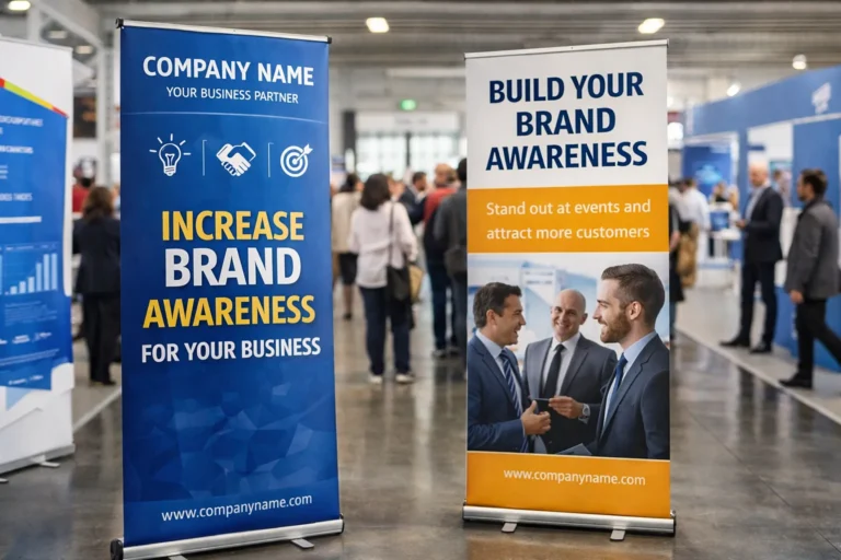 How Banner Stands Improve Brand Awareness