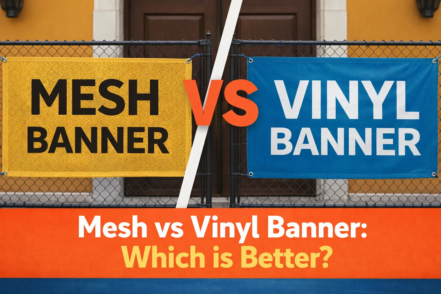 Is Mesh or Vinyl Banner Better