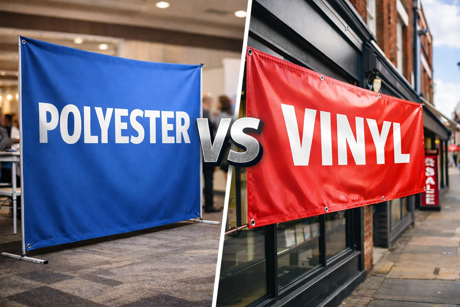 Polyester vs Vinyl Banner
