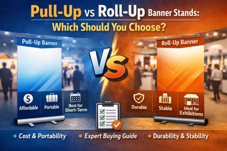 Pull Up vs Roll Up Banner