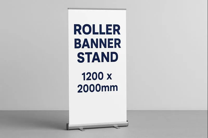 Roller Banner Stand 1200 x 2000mm High-Quality Printing