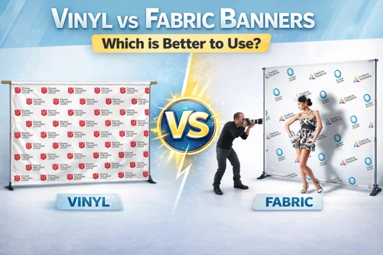 Vinyl vs Fabric Banners