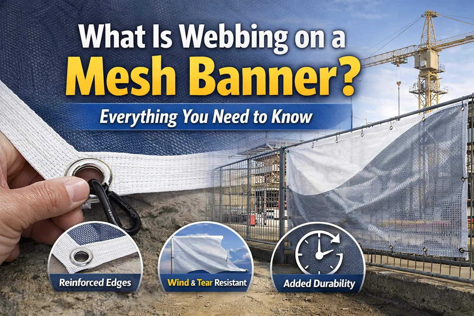 What Is Webbing on Mesh Banner