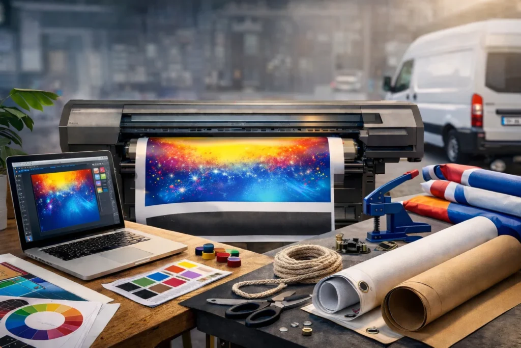 How Banner Printing Works